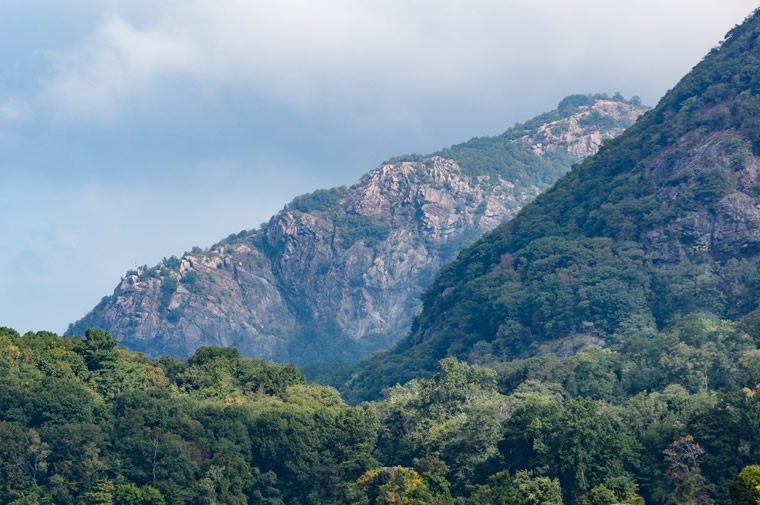 mountains in cold spring