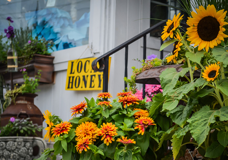 store with sunflowers