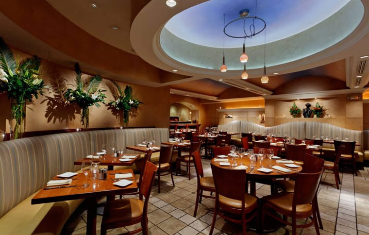 aurora restaurant interior in rye