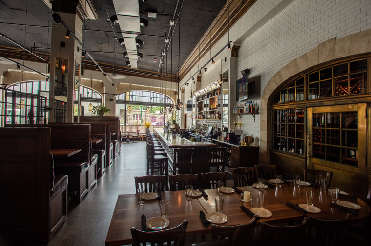 modern restaurant interior