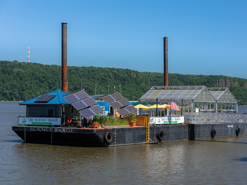 the science barge