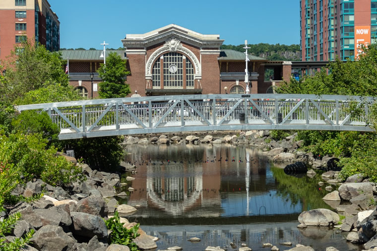 saw mill river by train station