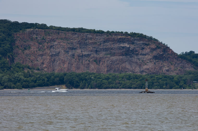 boat on hudson river