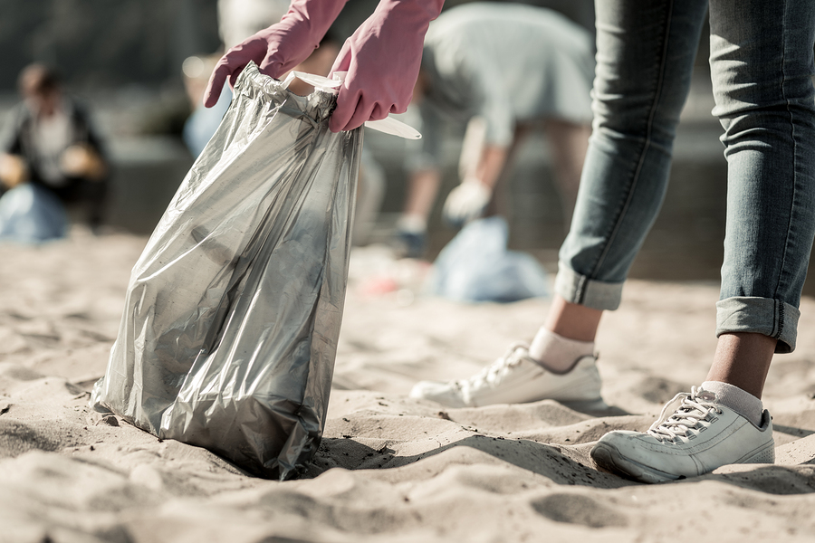 beach clean up